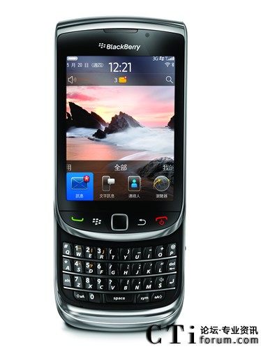 BlackBerry® 9800 Torch™ 智能手機